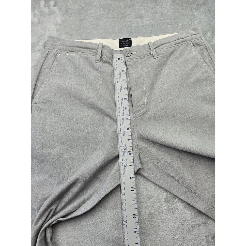 J.Crew 770 Straight Chino Pants Men's Size 32x32 Gray Stretch Casual Trousers